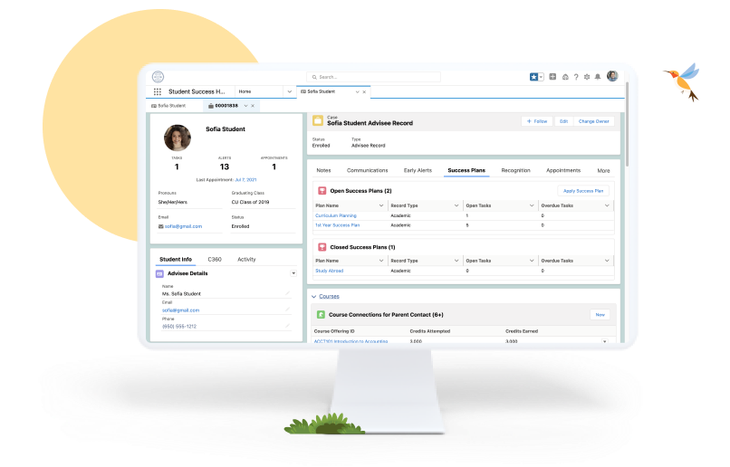 screenshot of Salesforce.org Education Cloud